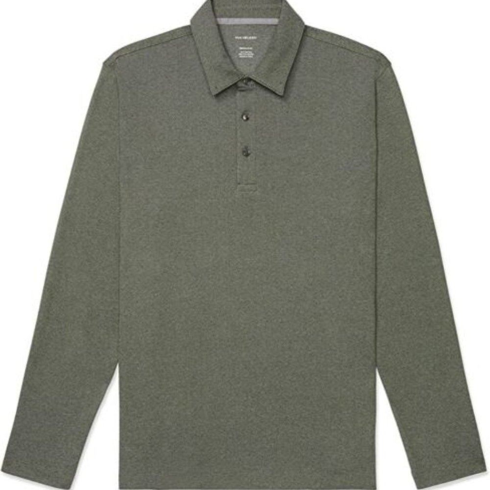 Van Heusen Big and Tall Mens Classic Fit Long Sleeve Polo Shirt